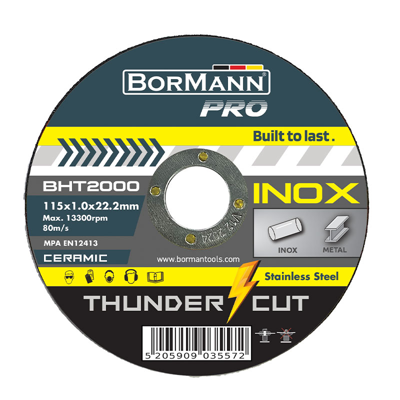 Δίσκος Κοπής Thunder Cut Inox Extra Long Ceramic Φ115x1mm BHT2000