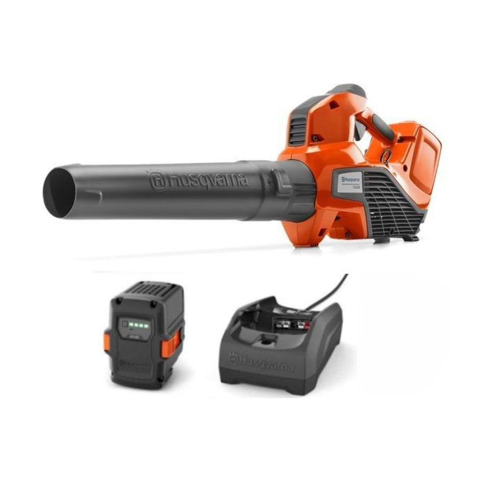 Husqvarna 120iB Cordless Blower With BLi20 Battery And QC80 Charger