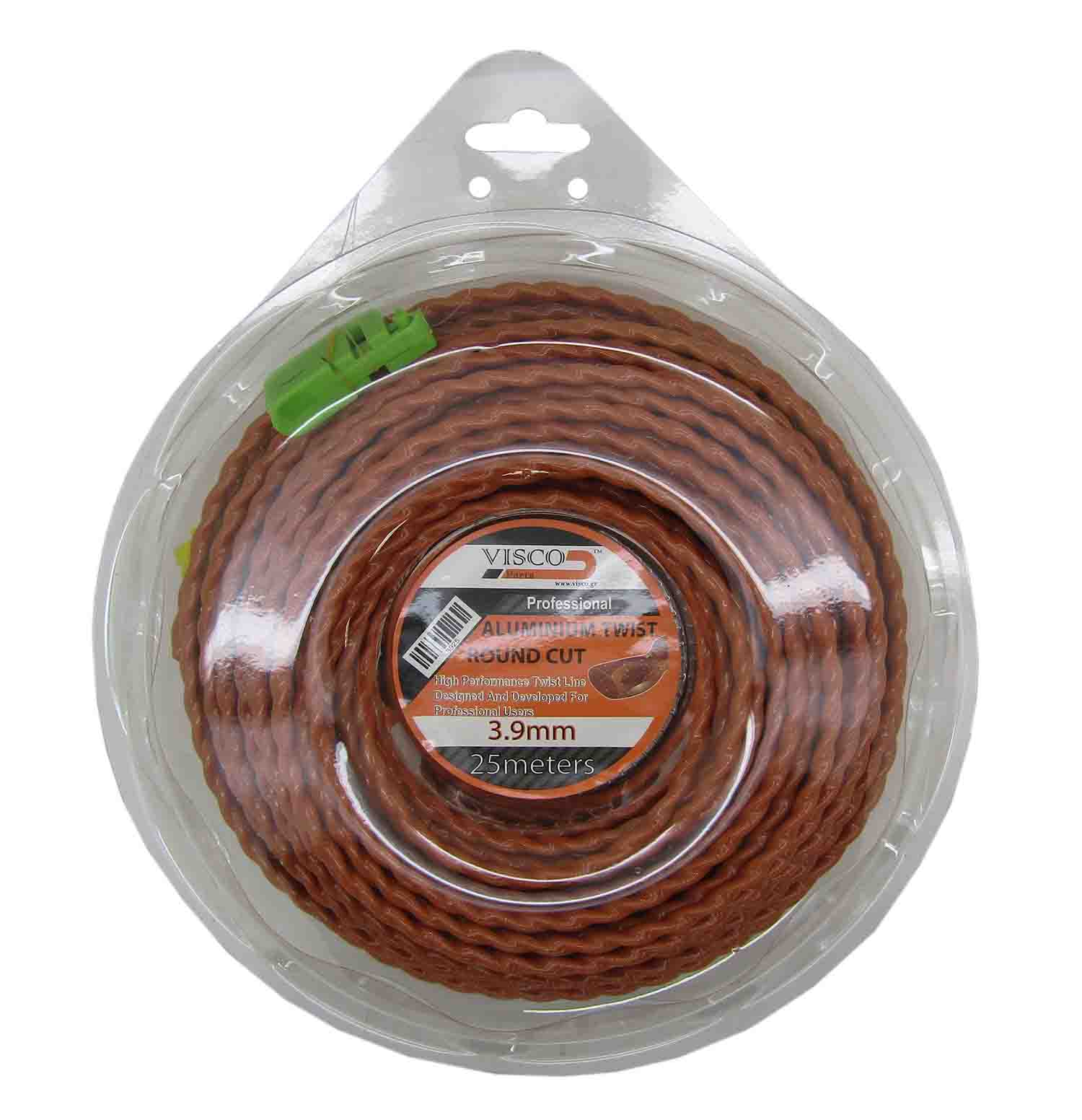 Trimmer Line Visco Round Twist Cut 3.9/ 25M con alluminio