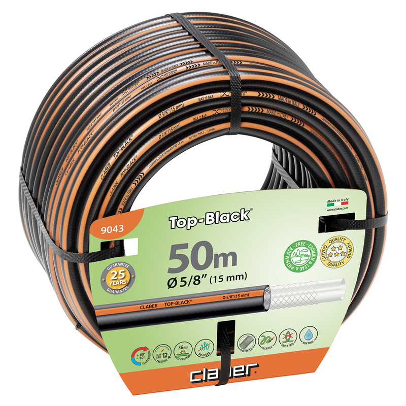 Tubo Acqua Superiore Nero 5/8