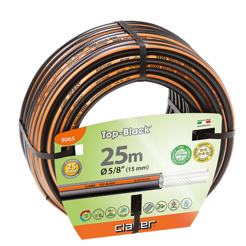 Tubo Acqua Superiore Nero 5/8