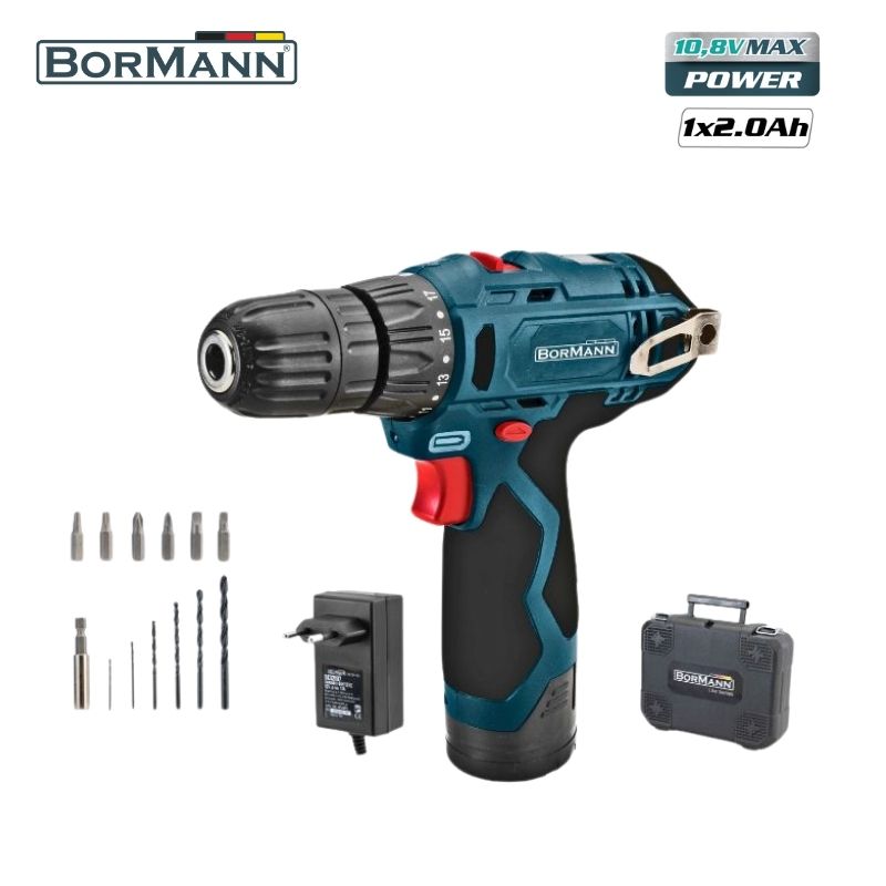 Trapano avvitatore a batteria al litio Bormann 12V BCD2010