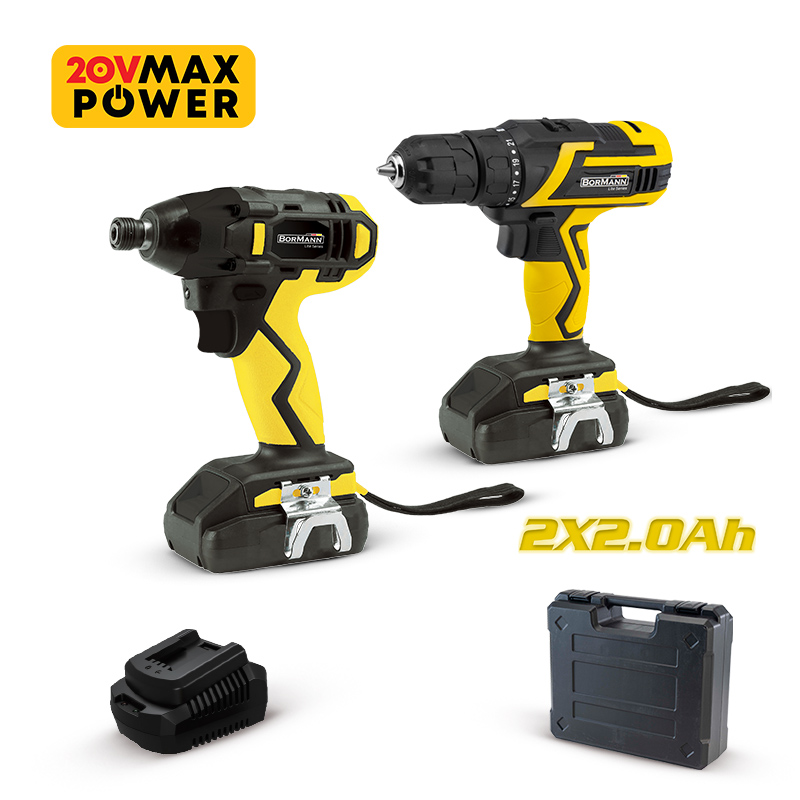 Batteria Set BCD2610 Trapano Avvitatore Impact E Pulse Driver 20v