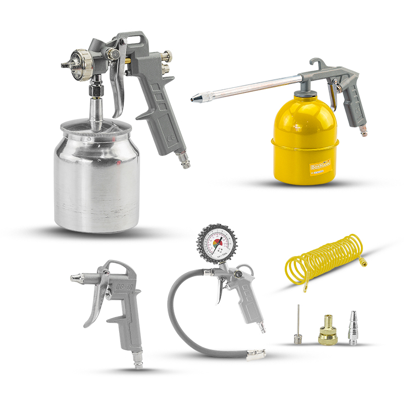 Bormann BHT1570 Set di utensili pneumatici da 8 pezzi