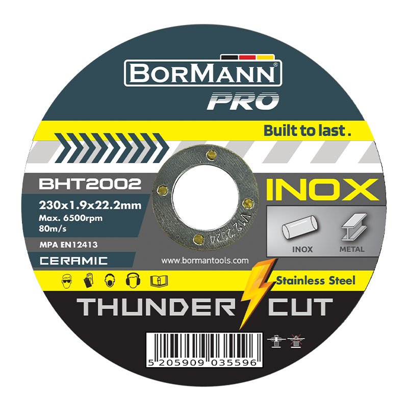 Thunder Cut Inox Extra Lungo Ceramica Φ230x1.9mm BHT2002