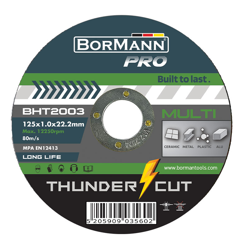 Disco da taglio Thunder Cut Multi-Cut Long Life Φ125x1mm BHT2003
