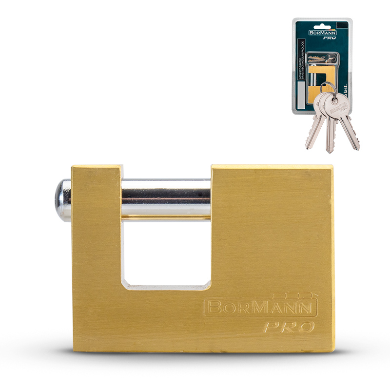 Lucchetto Ottone 80mm BLK1044 BORMANN Pro