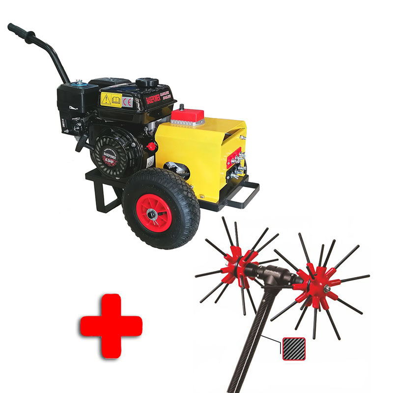 Set Raccolta Olive BASEPOWER 6,5Hp Con 1 Asta AGROTECHNIC X QUATTRO CF