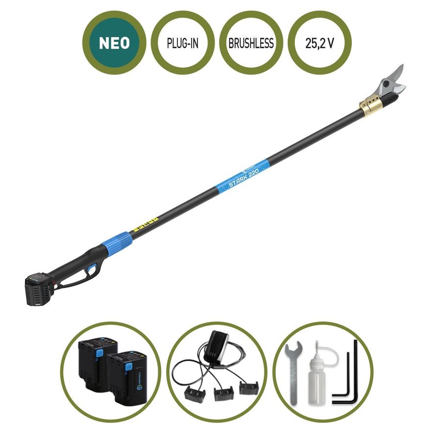 CAMPAGNOLA Stark 226 Forbici a Batteria Stabile Con 2 Batterie-226cm