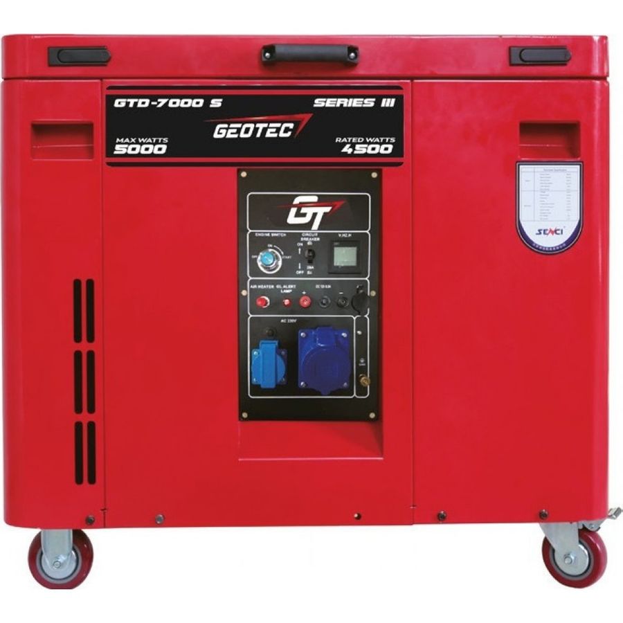 GENERATORE DINAMICO TRIFASE GEOTEC GTD 13000S Con Avviamento Elettrico